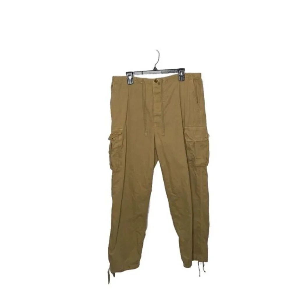 Vintage Abercrombie Fitch Cargo Pants Khaki Military Utility Parachute Large Men
